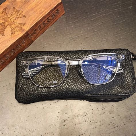 replica chrome hearts glasses|chrome hearts transparent glasses.